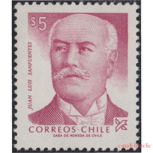 Chile 763 1986 Juan Luis Sanfuentes Ex presidente MNH