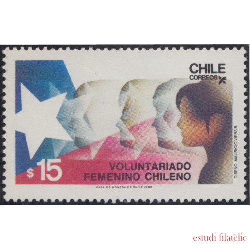 Chile 765 1986 Voluntariado femenino chileno MNH