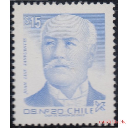 Chile 776 1987 Juan Luis Sanfuentes Ex presidente MNH