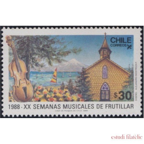 Chile 832 1988 XX Semanas musicales de Frutillar MNH