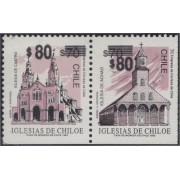 Chile 1230/31 1994 Iglesias de Chiloe MNH