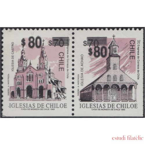 Chile 1230/31 1994 Iglesias de Chiloe MNH