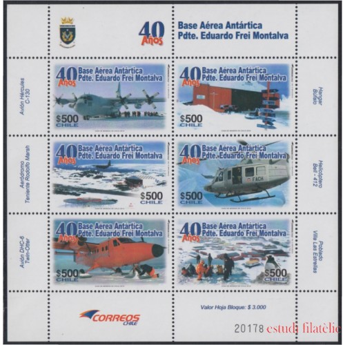 Chile 1934/39 2010 Base Aérea Antártica Pdte Eduardo Frei Montalva MNH