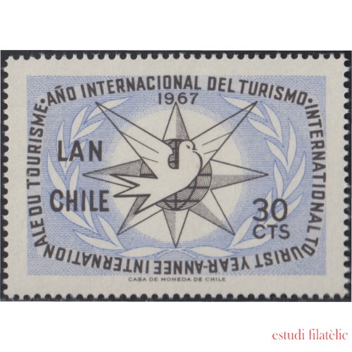 Chile A- 244 1967 Año Internacional del Turismo MNH