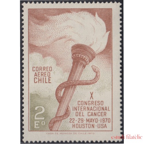 Chile A- 269 1970 X Congreso Internacional del Cáncer MNH