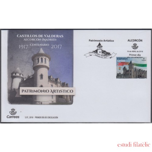 España Spain 5223 2018 Centenario Castillos de Valderas SPD