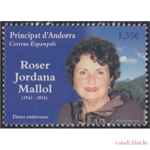 Andorra Española 469 2018 Roser Jordana Mallol MNH