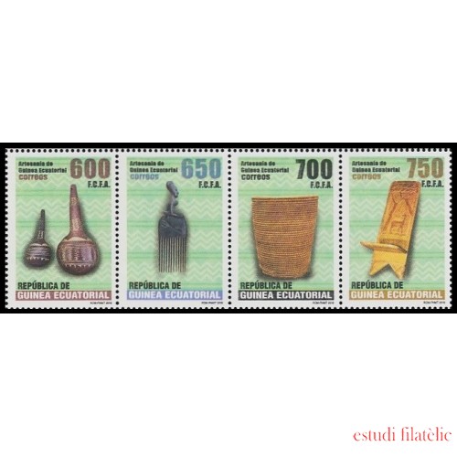 Guinea Ecuatorial 563/66 2018 Artesanía MNH