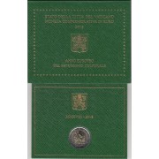 Vaticano 2018 Cartera Oficial Moneda 2 € euros Año europeo Patrimonio Cultural 