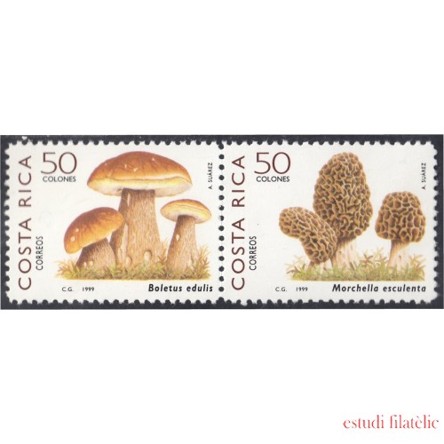 Costa Rica 648/49 1999 Flora Champiñones MNH