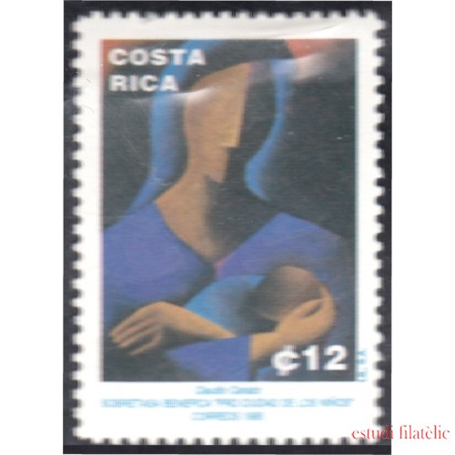 Costa Rica 596 1995 Obra de Claudia Carazo La madre y el infante MNH