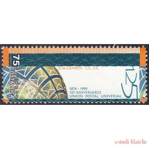 Costa Rica 659 1999 125 Aniversario Unión Postal Universal MNH