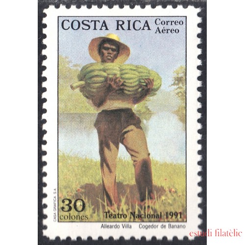 Costa Rica A- 899 1991 Plátanos Bananas MNH