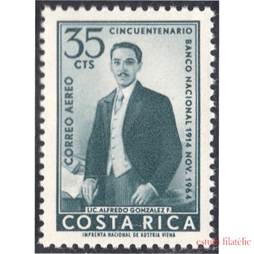 Costa Rica A- 391 1965 Alfredo González MNH