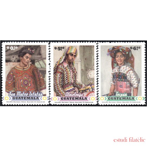 Guatemala 646/48 2011 Costumbres tradicionales MNH