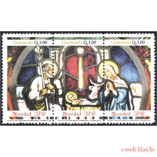 Guatemala 631/33 2010 Navidad Christmas MNH