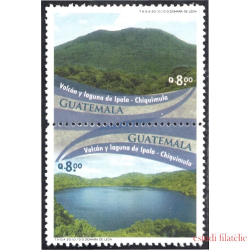 Guatemala 629/30 2010 Volcán y Laguna de Ipala MNH