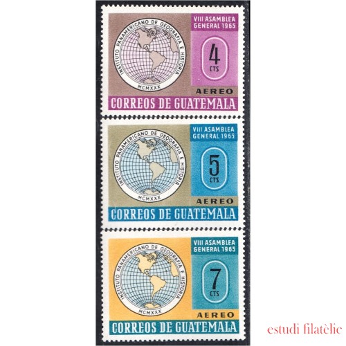 Guatemala A- 366/68 1967 Instituto Panamericano de Geografía e Historia MNH