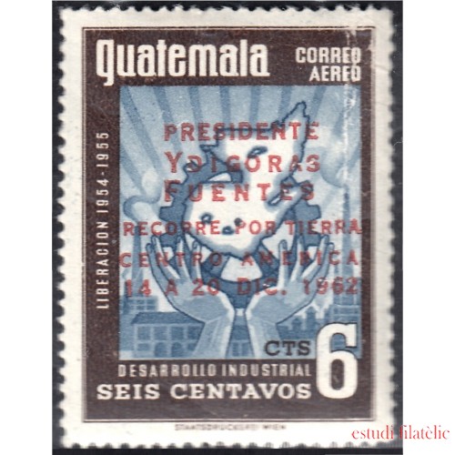 Guatemala Números Mitchel 674 Presidente Ydigoras Fuentes MH