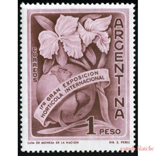 FL3/S Argentina  596 1959  Exposición Horticola Internacional