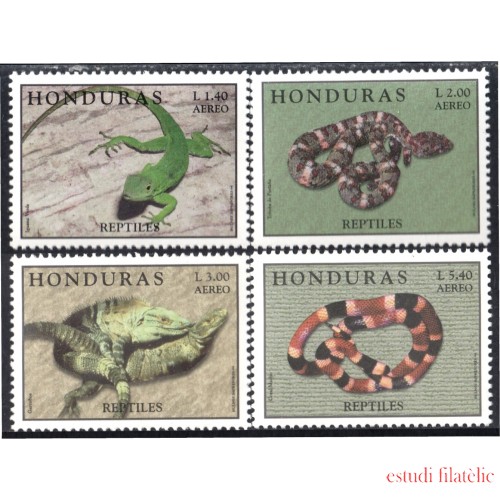 Honduras A- 961/64 1998 Reptiles Serpientes Iguana Lagartija MNH