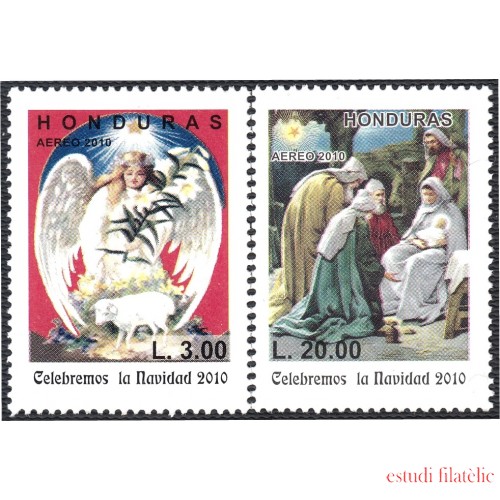 Honduras A- 1351/52 2010 Navidad Christmas MNH