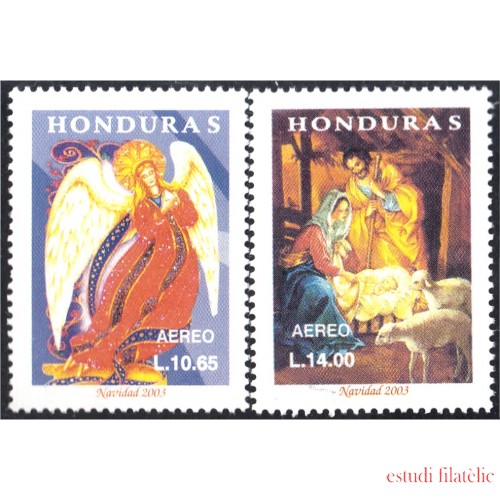 Honduras A- 1170/71 2003 Navidad Christmas MNH