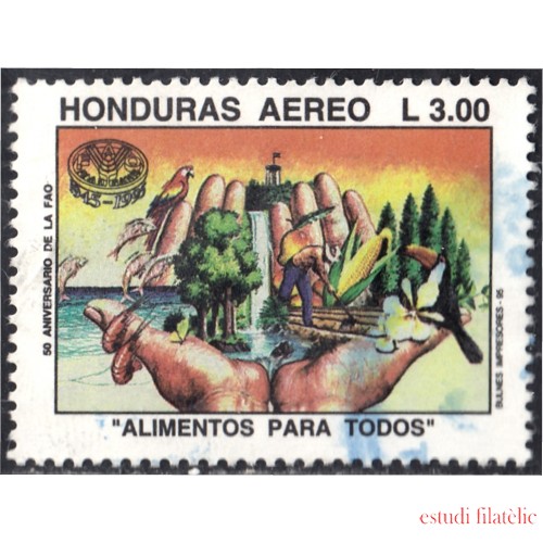 Honduras A- 859AH 1995 50 Aniversario de la FAO Alimentos para todos usados