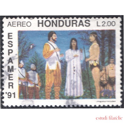 Honduras A- 761 1991 Espamer 91 Exposición Filatélica Internacional usados