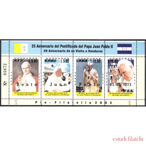 Honduras HB 92 2011 SS Juan Pablo II MNH 