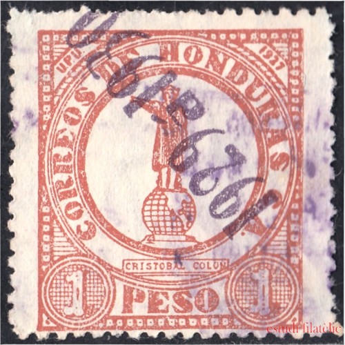 Honduras 218 1929/30 Estatua de Cristóbal Colón usados