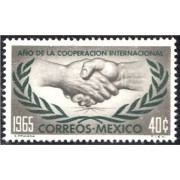 México 717 1965 Año de la cooperación Internacional MH-sin goma