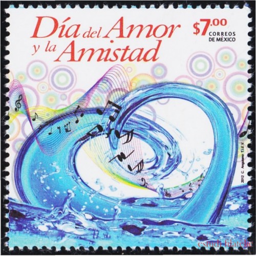 México 2659 2012 Día del Amor y la Amistad MNH