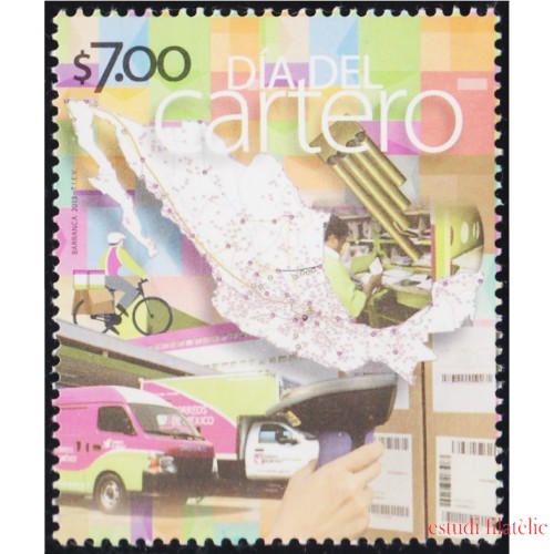 México 2760 2013 Día del Cartero MNH