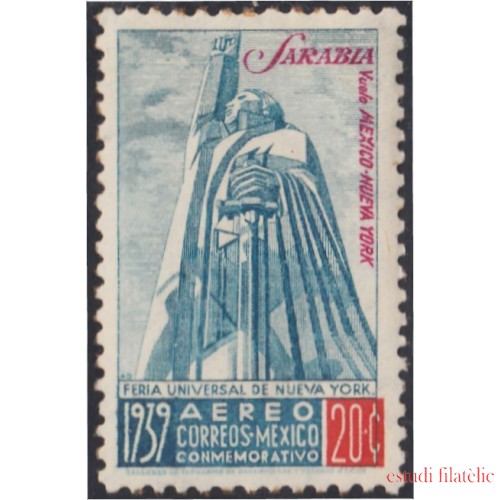 Mexico A- 89 1939 Estatua de la mujer pionera en Tulsa MNH