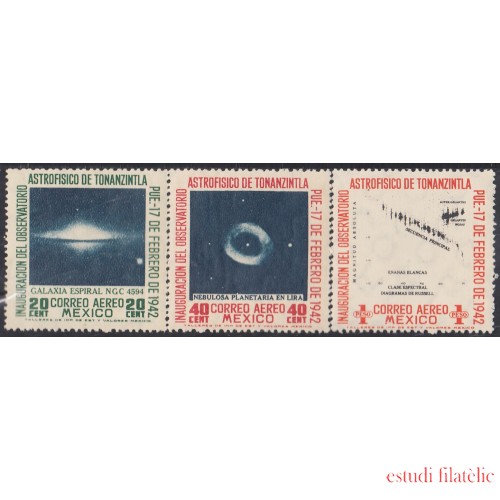 Mexico A- 119/21 1942 Observatorio Astrofísico de Tonanzintla MNH