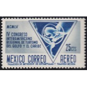 Mexico A- 200 1956 IV Congreso Interamericano regional del turismo del Golfo y el Caribe MNH