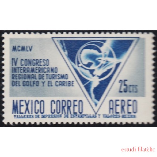 Mexico A- 200 1956 IV Congreso Interamericano regional del turismo del Golfo y el Caribe MNH