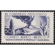 Mexico A- 199 1956 XX Congreso geológico Internacional MNH