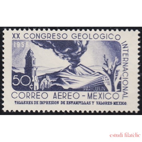 Mexico A- 199 1956 XX Congreso geológico Internacional MNH