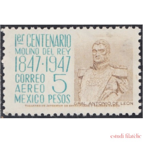 Mexico A- 168 1947 1950 Gral. Antonio de León MNH