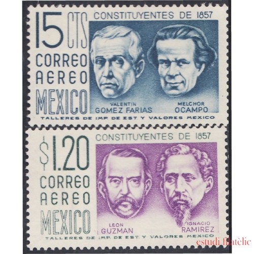 Mexico A- 197/98 1956 Valentín Gómez Melchor Ocampo Ignacio Ramirez León Guzmán MH