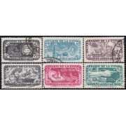 Mexico A- 191/96 1956 Centenario de la estampilla usados