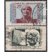 Mexico A- 182/83 1953 Don Miguel Hidalgo usados