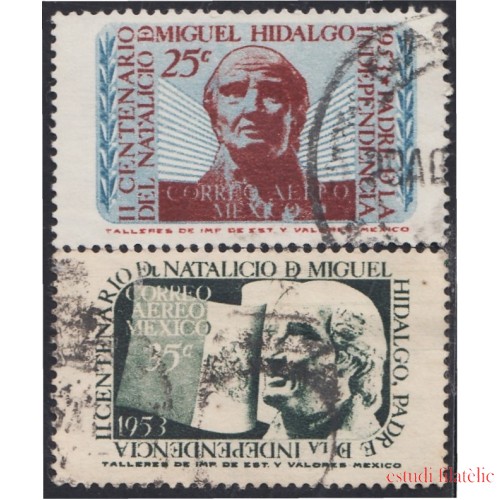 Mexico A- 182/83 1953 Don Miguel Hidalgo usados