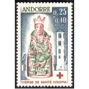 Andorra Francesa 172 1964 Virgen de Sta Coloma MNH