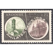 Andorra Francesa 171 1964 Philatec París MNH 