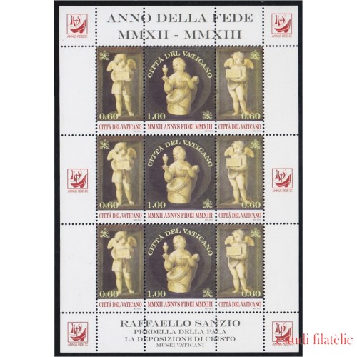 Vaticano 1611/13 2013 Minihojita Alegoría de la fe MNH