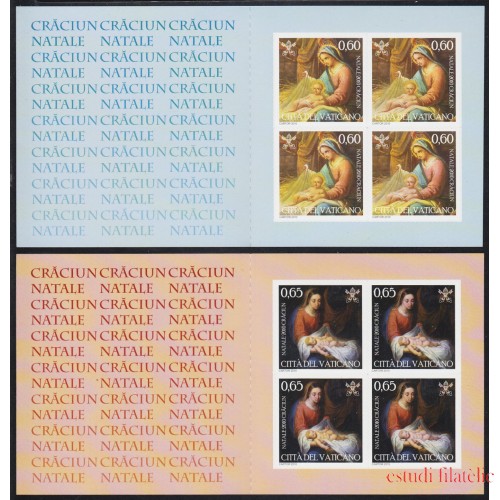 Vaticano 1535/36 2010 Navidad Christmas MNH Carnet 