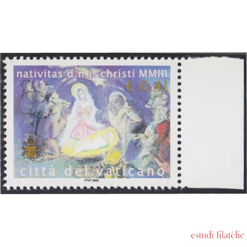 Vaticano 1324 2003 Navidad Christmas MNH